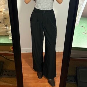 Princess Polly Archer Pants Black